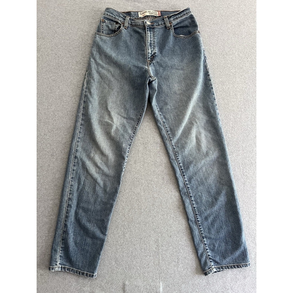 Vintage Levis 550 Womens Relaxed Fit Tapered Leg High Rise Mom Jeans Sz 10 28x31